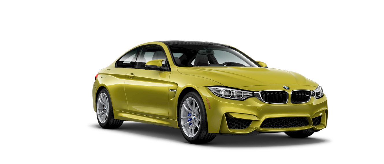 2018 BMW M4 Front Yellow Exterior 2018 BMW M4 Front Yellow Exterior